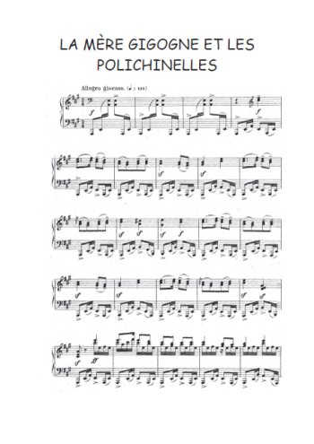 La mère Gigogne et les polichinelles